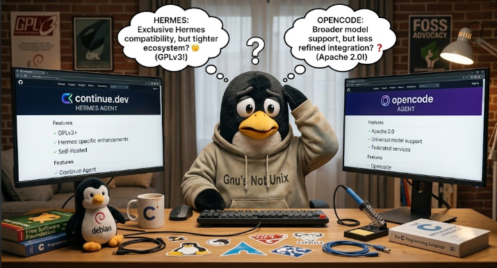Continue.dev OpenCode Agent Hermes Agent Apakah Itu?