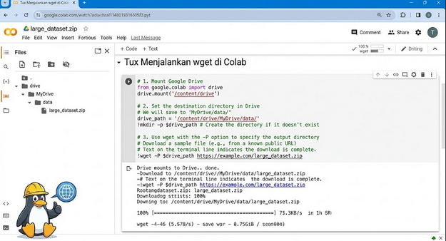 How to Wget a URL Directly to Google Drive and Zip It Instantly